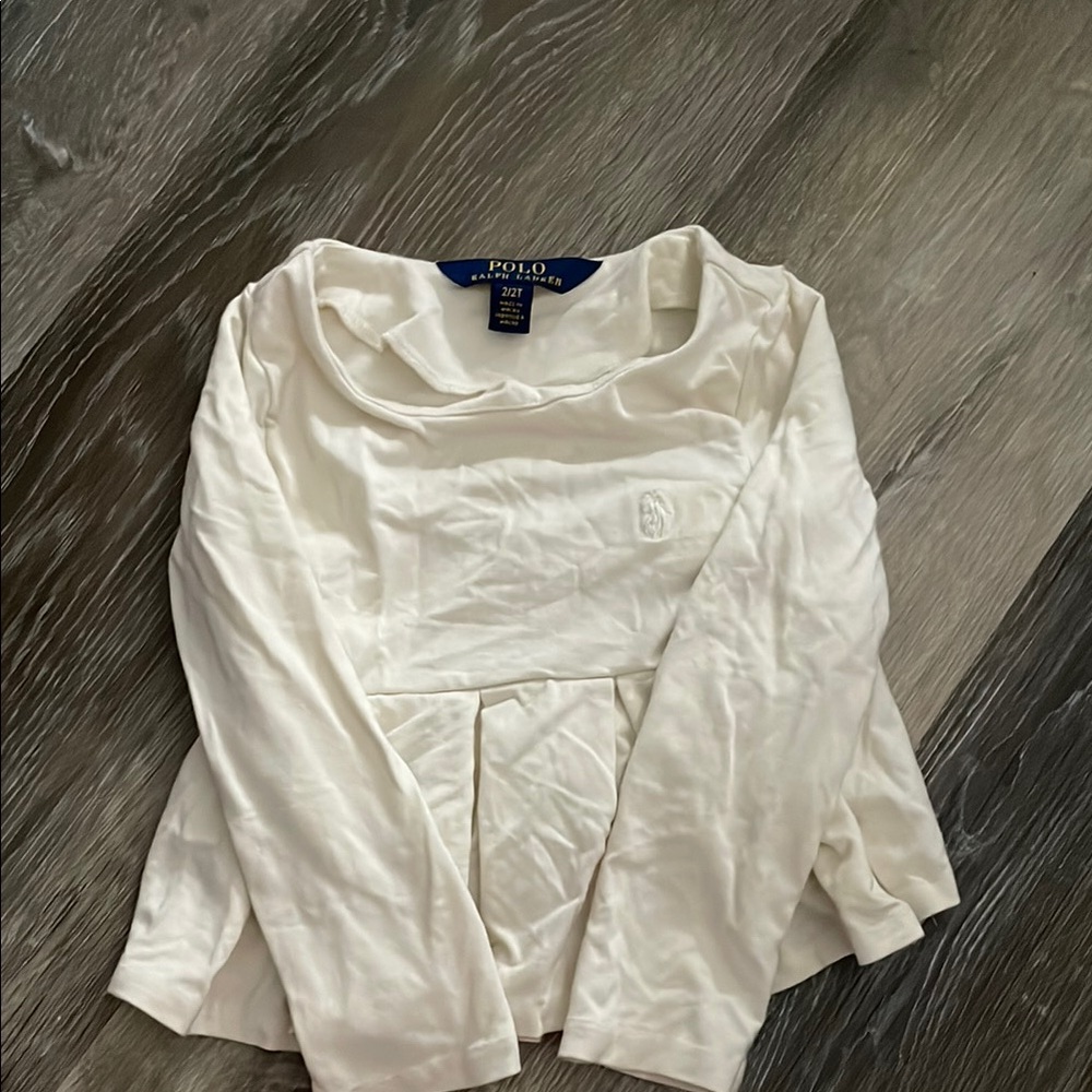 Polo White Long Sleeve Top
